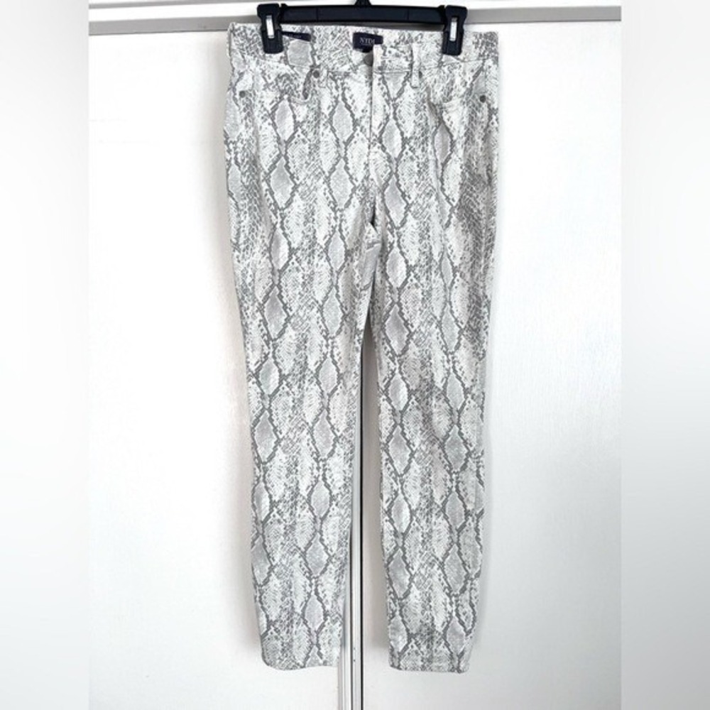 NYDJ Ami Snakeskin Skinny Jeans‎ Womens 6 maximalist wild cowgirl Animal Print